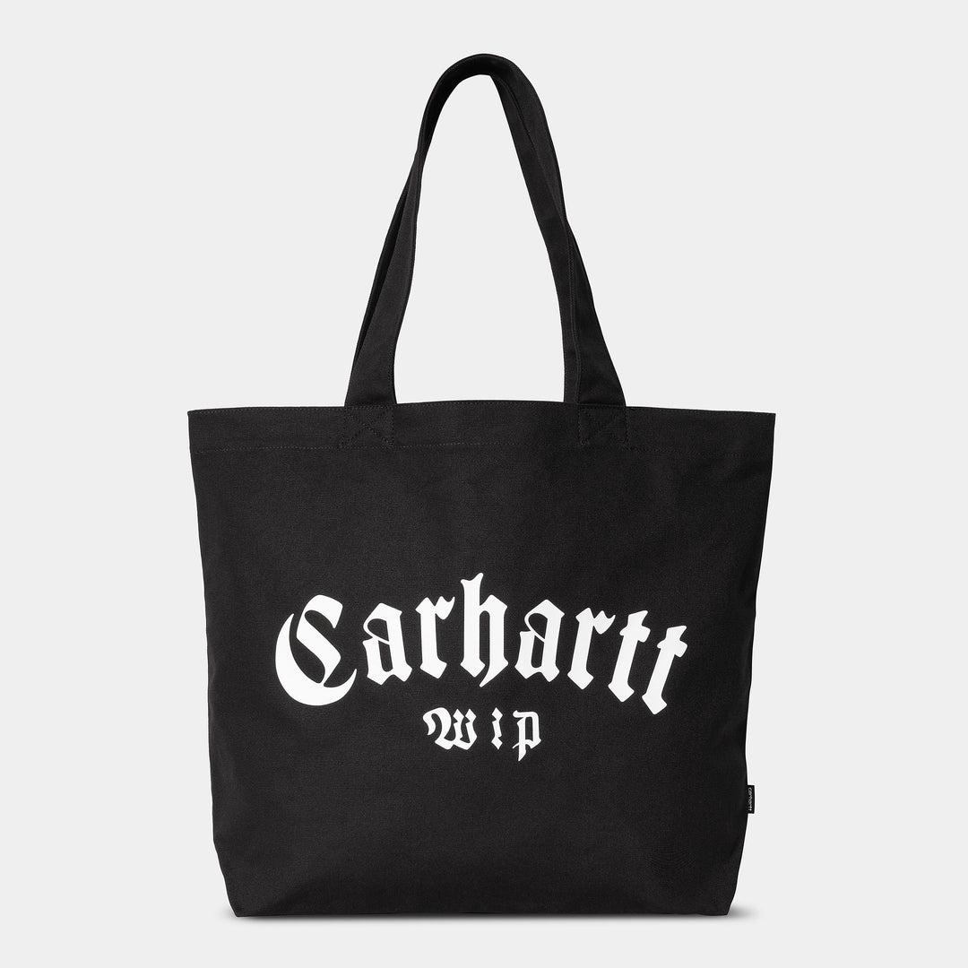 Carhartt WIP Canvas Graphic Tote Bag - Black/White
