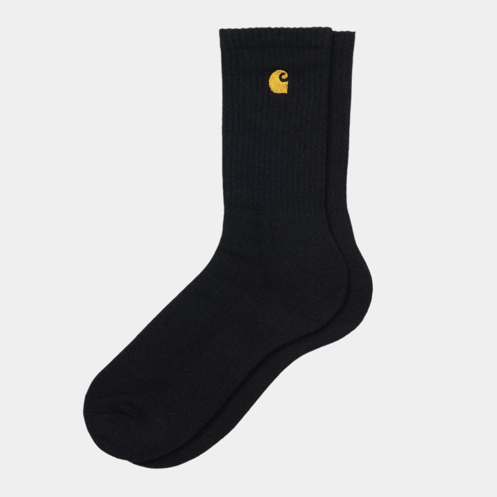 Carhartt WIP Chase Socks - Black/Gold