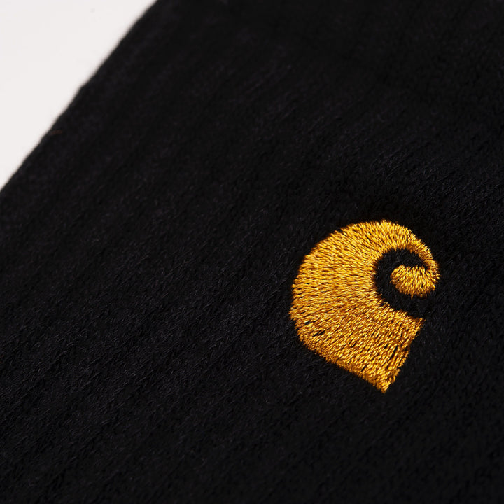 Carhartt WIP Chase Socks - Black/Gold