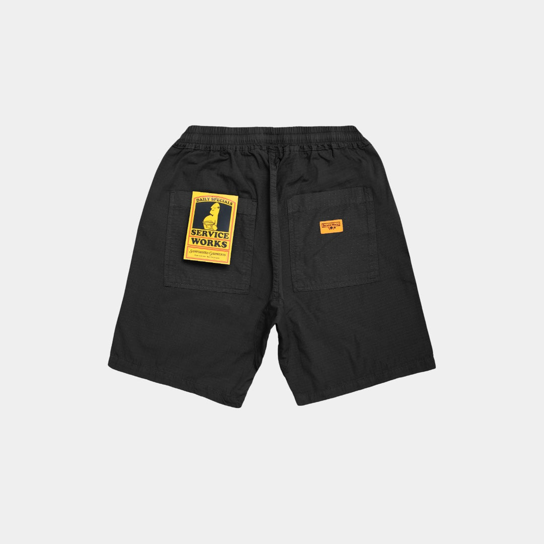 Service Works Classic Ripstop Chef Shorts - Black