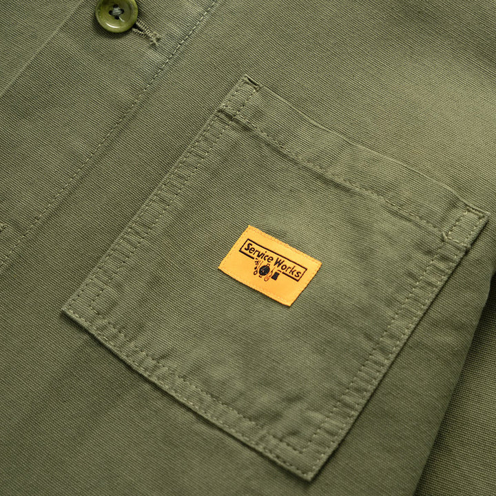 Service Works Canvas Coverall Jacket - Olive