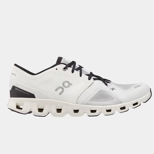 On Running Cloud X 3 Trainers - Ivory/Black