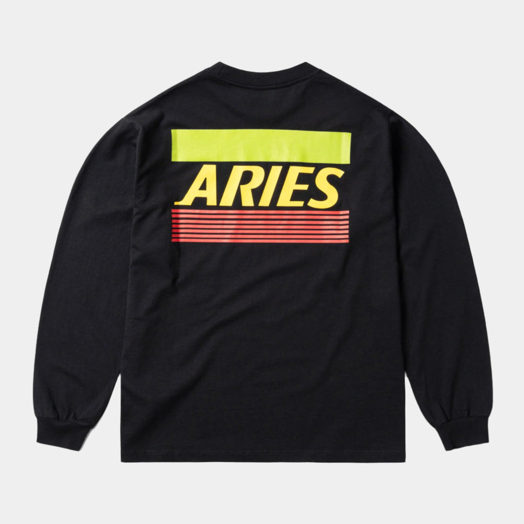 Aries Credit Card L/S T-Shirt - Black