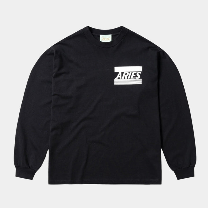 Aries Credit Card L/S T-Shirt - Black