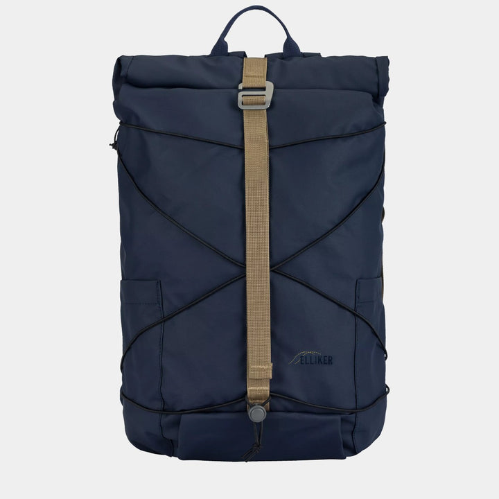 Elliker Dayle Roll Top Backpack - Navy