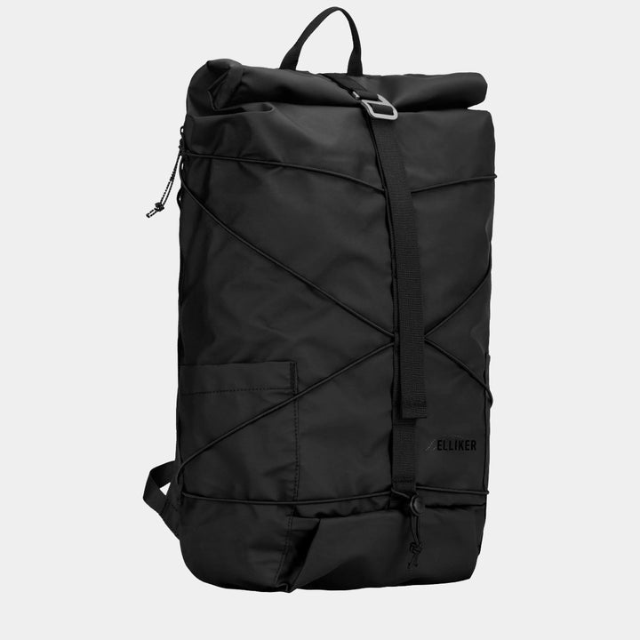Elliker Dayle Roll Top Backpack - Black