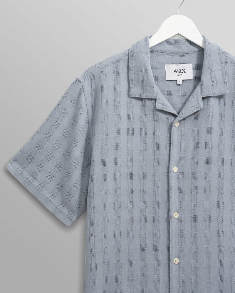 Wax London Didcot Shirt - Pale Blue