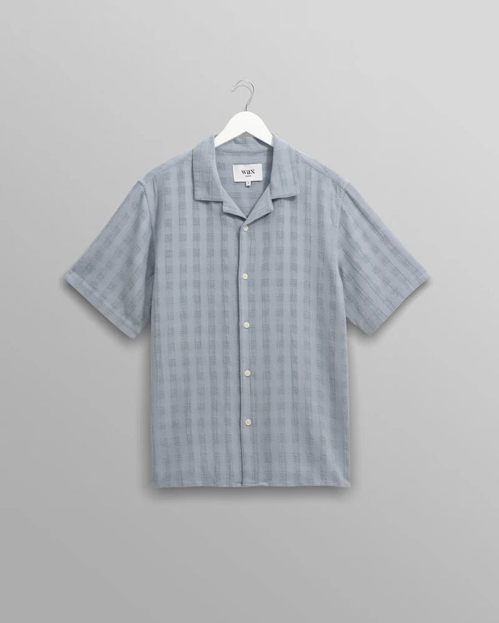 Wax London Didcot Shirt - Pale Blue