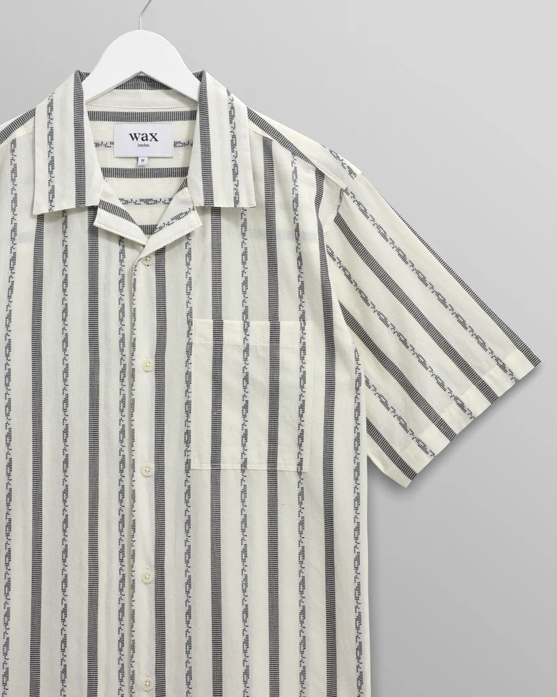 Wax London Didcot Pocket Shirt - Ecru