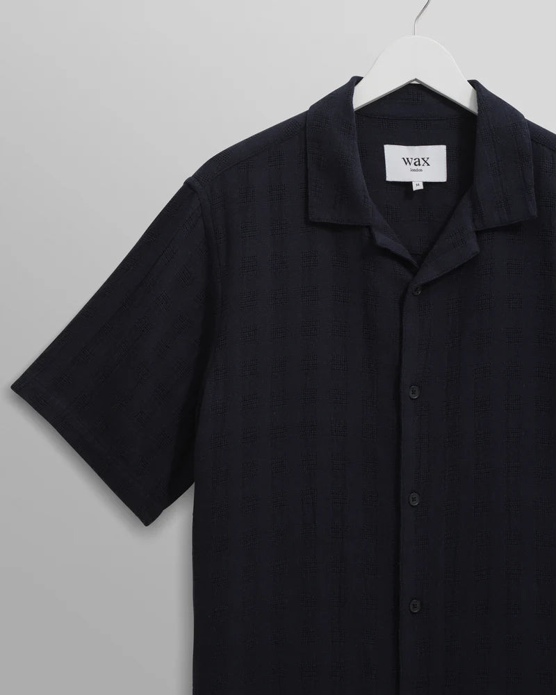 Wax London Didcot Shirt - Navy