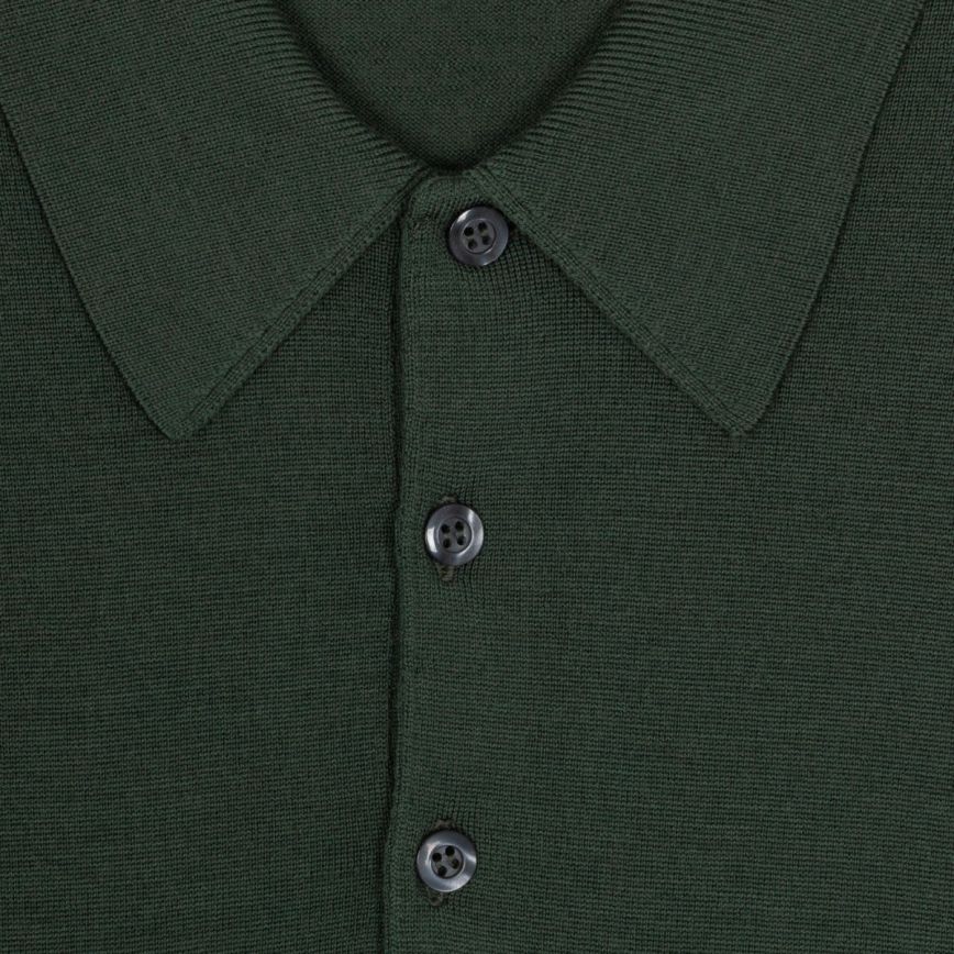 John Smedley Dorset Shirt - Highland Green