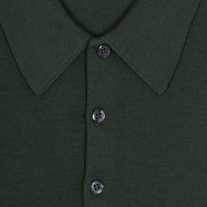 John Smedley Dorset Shirt - Highland Green