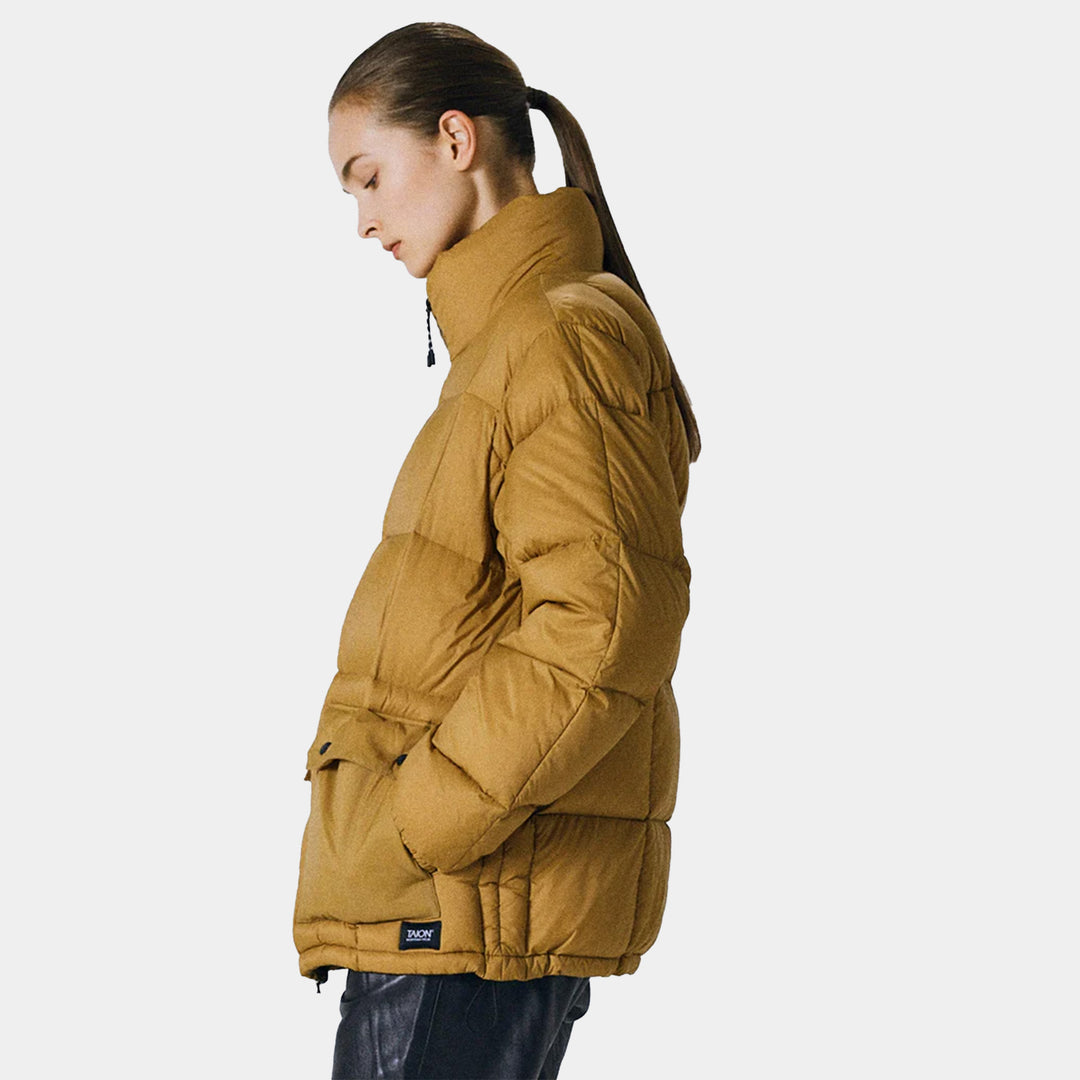 Taion Mountain Packable Volume Down Jacket - Beige