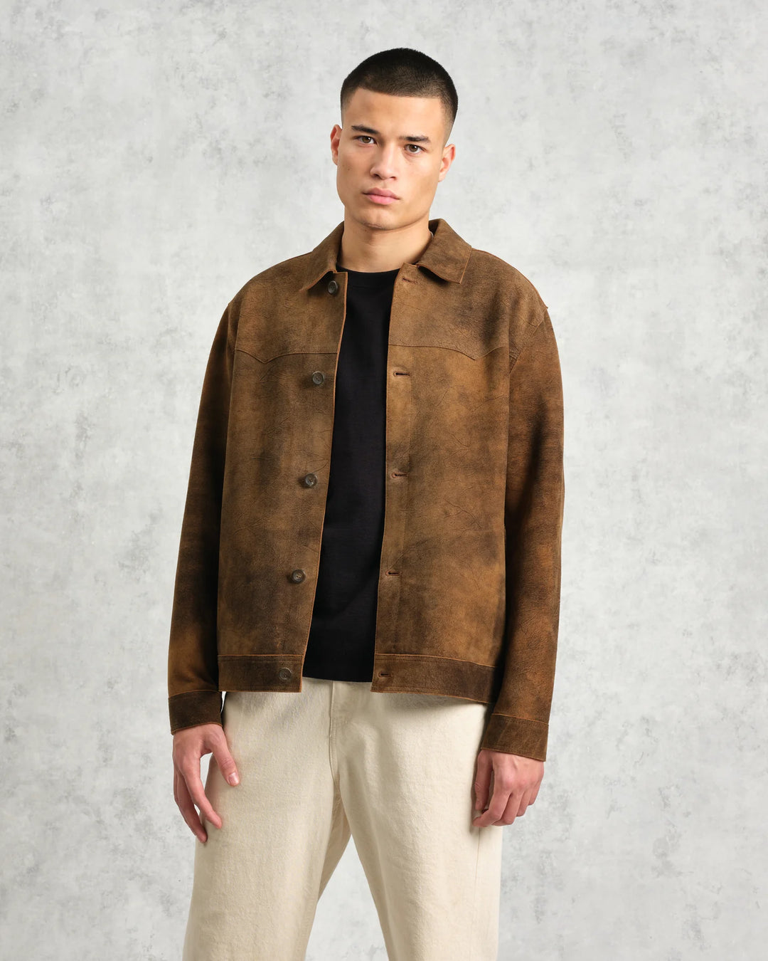 Wax London Fen Jacket - Vintage Brown