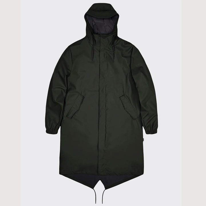 Rains Fishtail Parka - Black