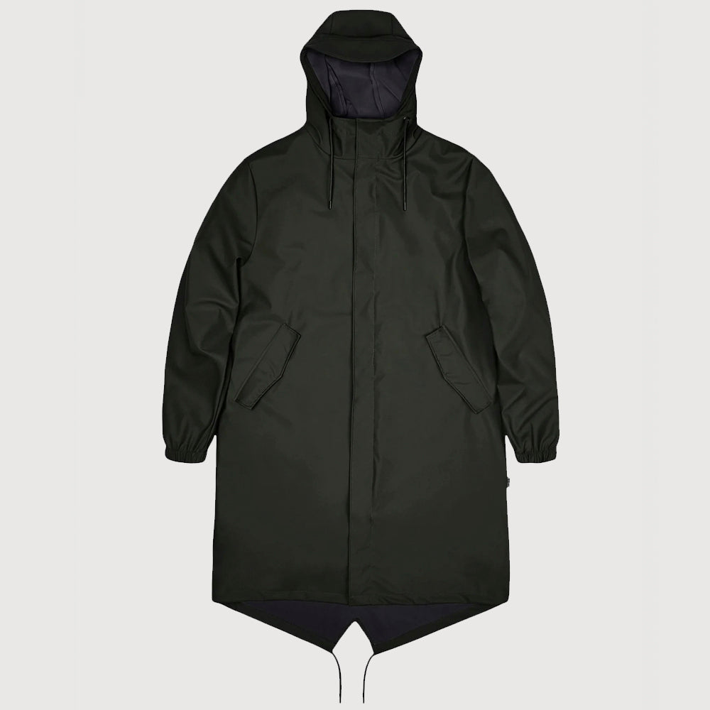 Rains Fishtail Parka - Green