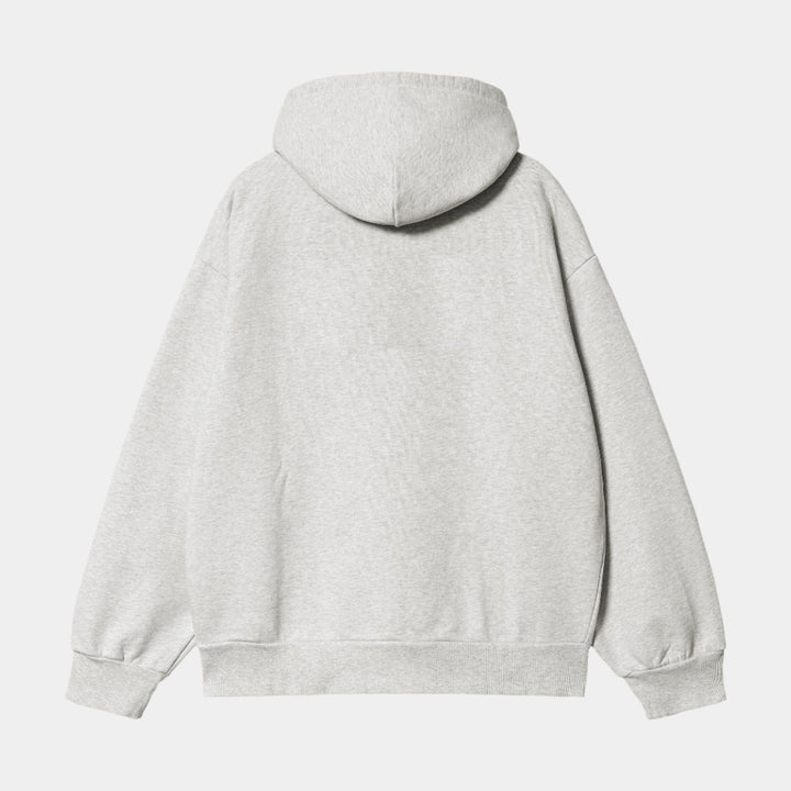 Carhartt WIP Hooded Carhartt Sweatshirt - Ash Heather/Duck Blue