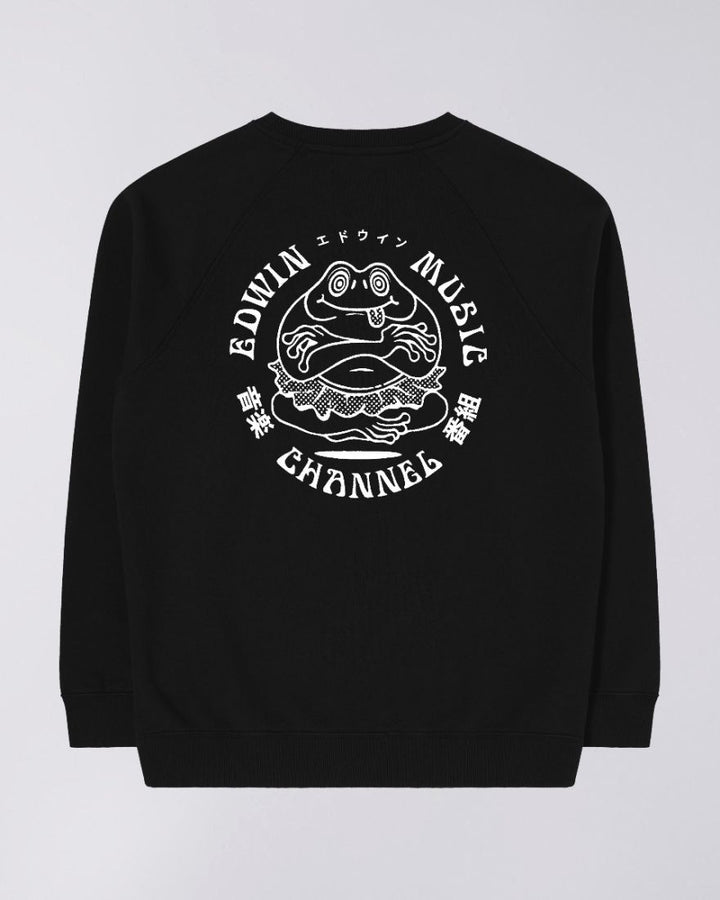 Edwin Music Channel Sweatshirt - Black