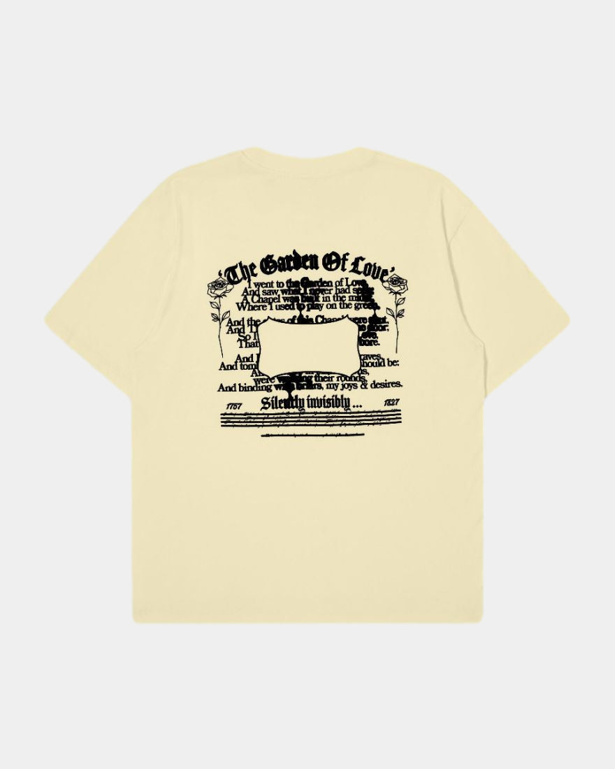Edwin Garden Of Love T-Shirt - Tender Yellow