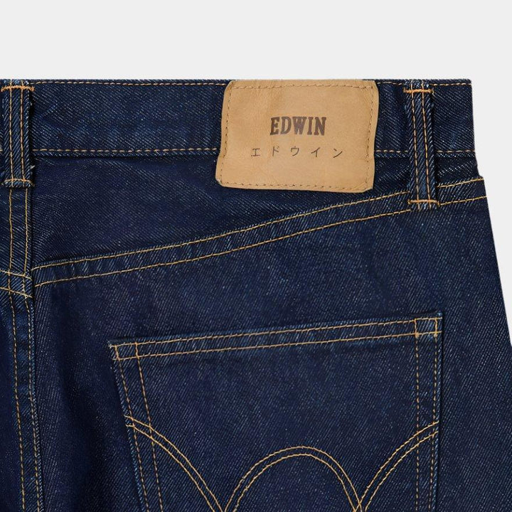 Edwin Regular Tapered Jeans - Blue Rinsed