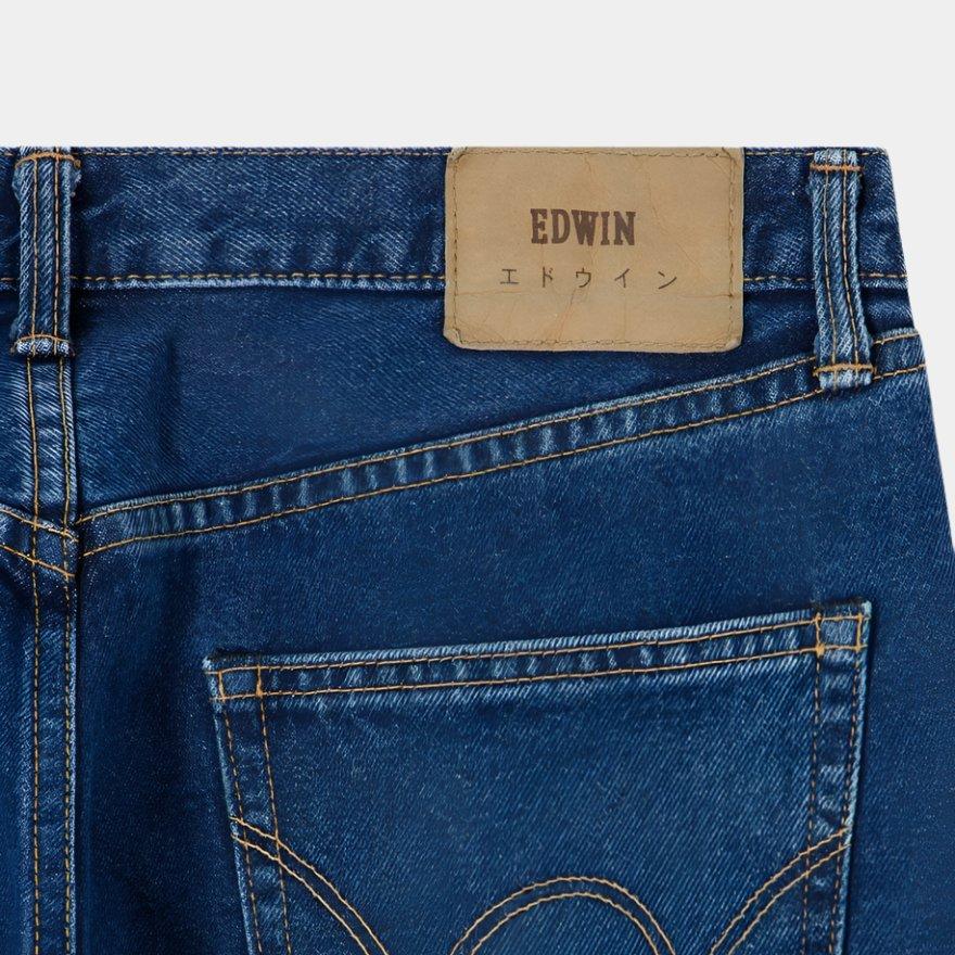 Edwin Regular Tapered Jeans - Blue Mid Used