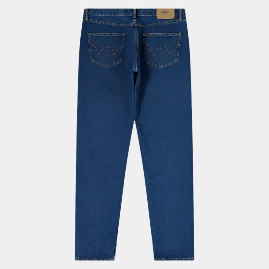 Edwin Regular Tapered Jeans - Blue Mid Used