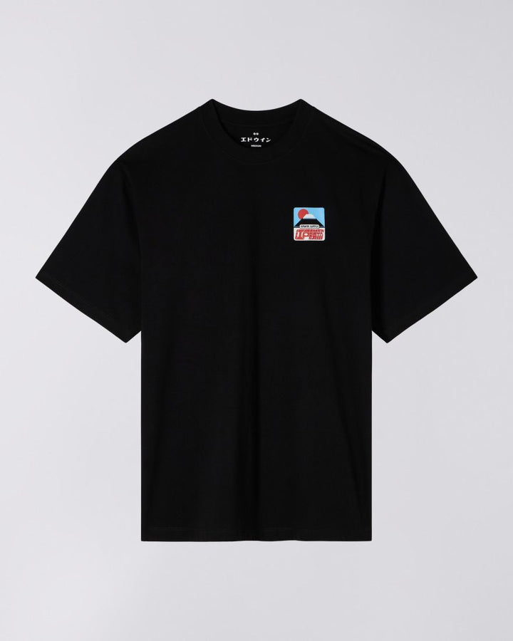 Edwin Sunset on Fuji San T-Shirt - Black