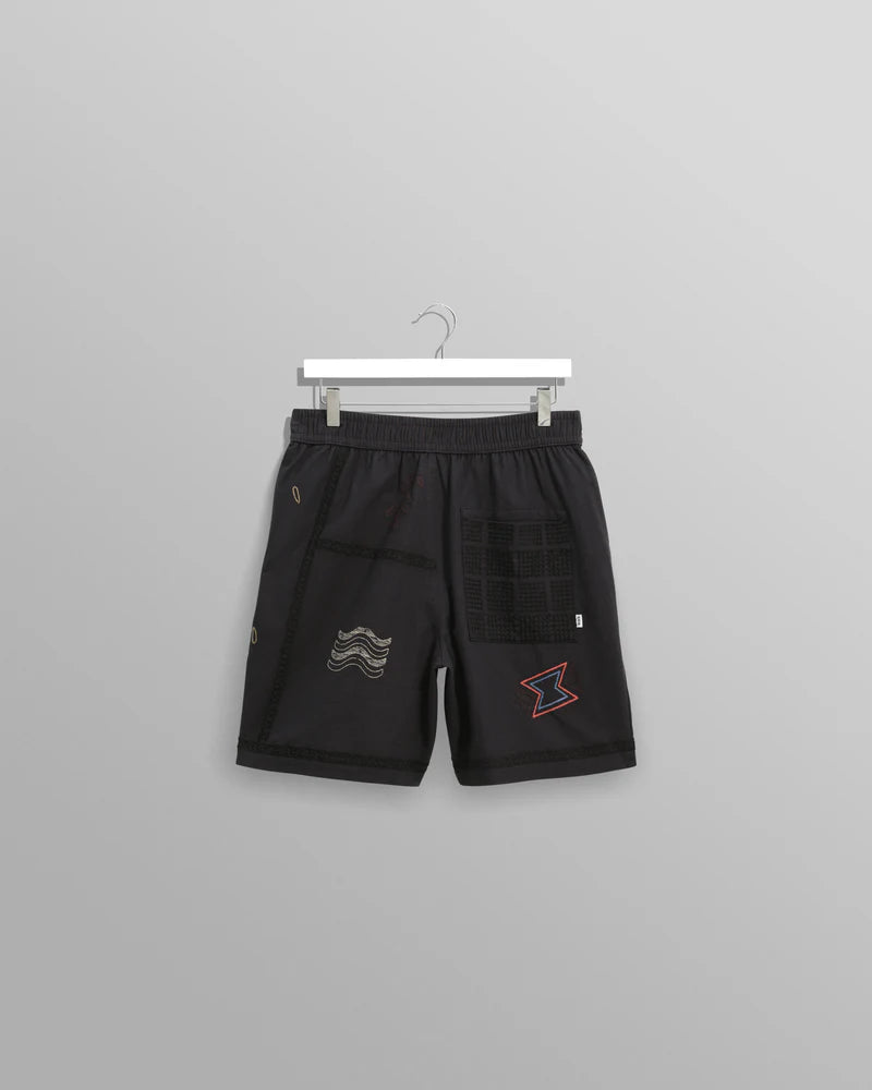 Wax London Kurt Shorts - Navy/Multi