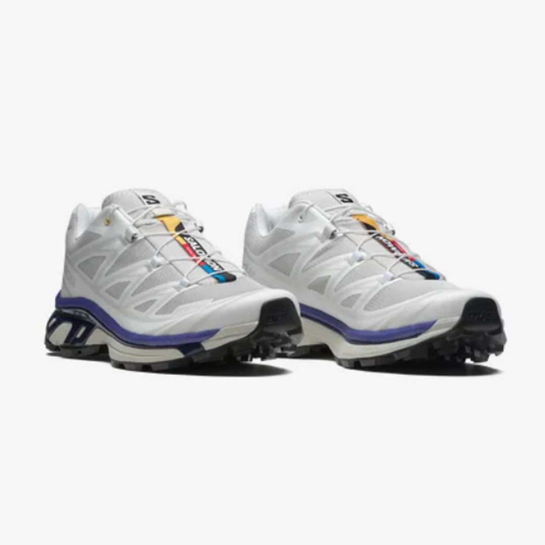 Salomon XT-6 Trainers - White/Lunar Rock/Liberty