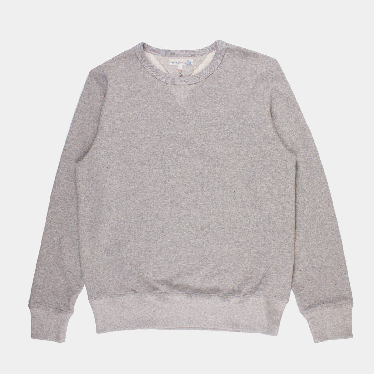 Merz B. Schwanen 346 Loopwheeled Sweatshirt - Grey Melange – The Modern ...