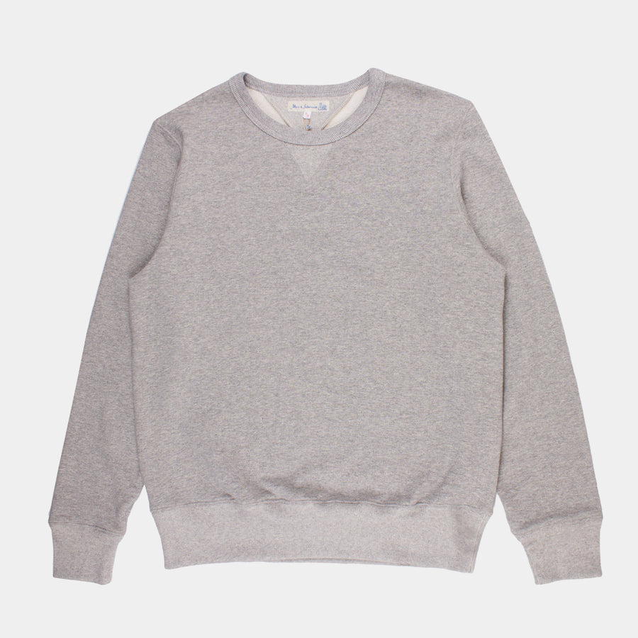 Merz B. Schwanen 346 Loopwheeled Sweatshirt - Grey Melange