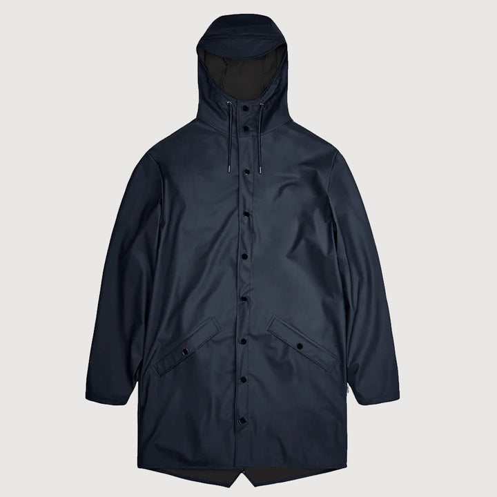 Rains Long Jacket - Navy