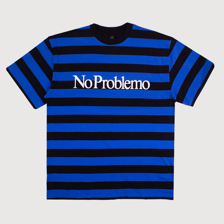 No Problemo Striped T-Shirt - Black Multi