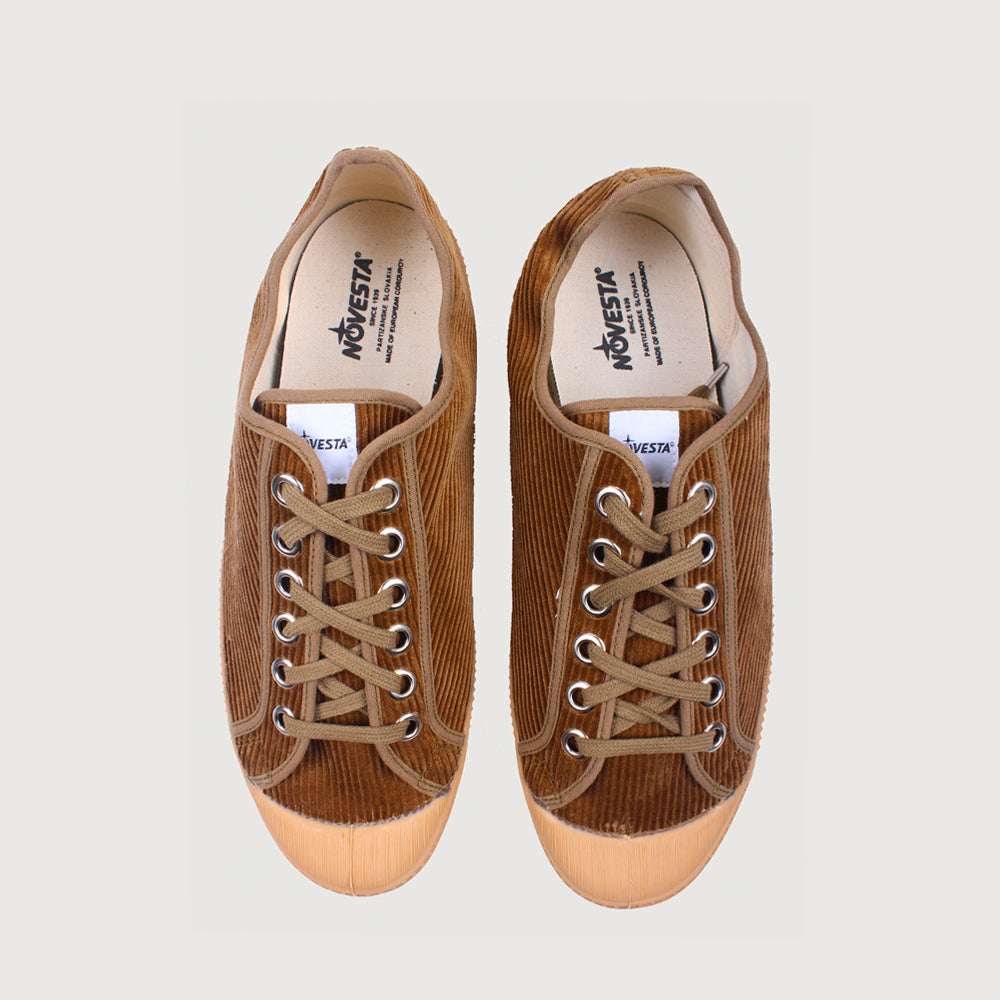 Novesta Star Master Corduroy Plimsoll - Tan