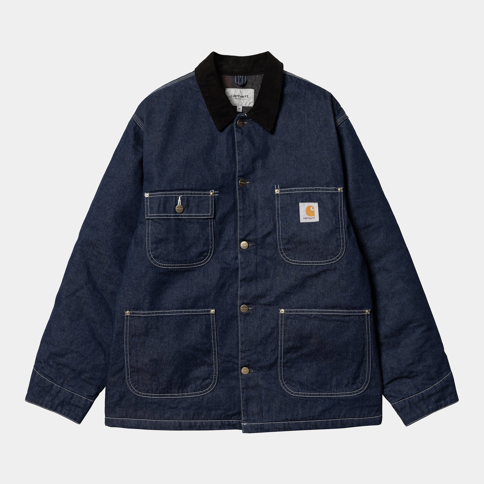 Carhartt WIP OG Chore Coat - Blue/Black one wash – The Modern Draper