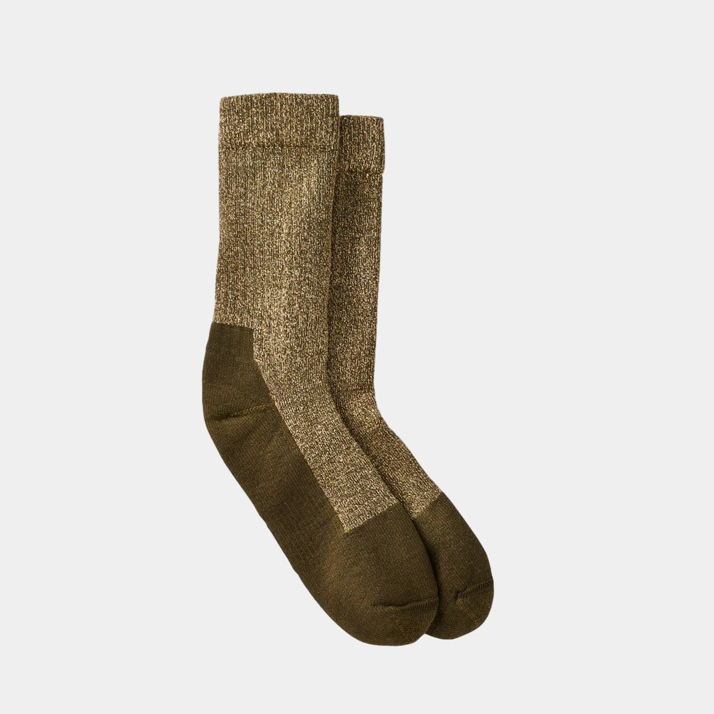 Red Wing Deep Toe Capped Socks - Olive/Khaki