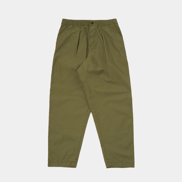 Universal Works Pleated Track Pant - Olive