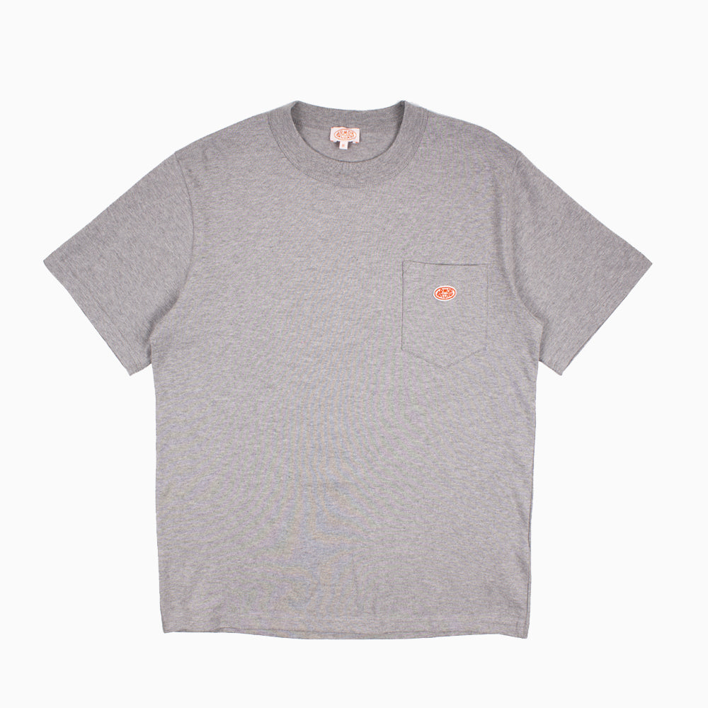 Armor-Lux Pocket T-Shirt - Misty Light Grey