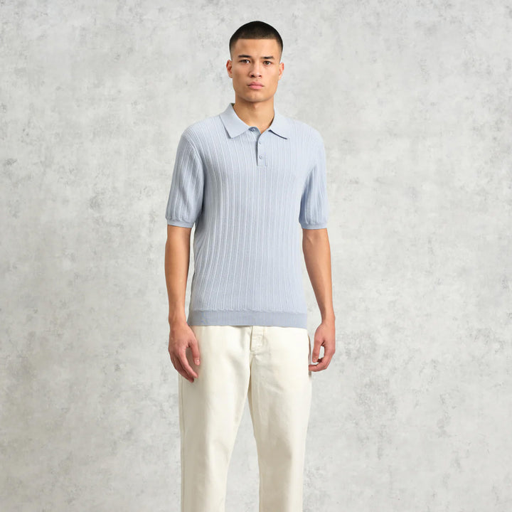 Wax London Naples Polo - Blue