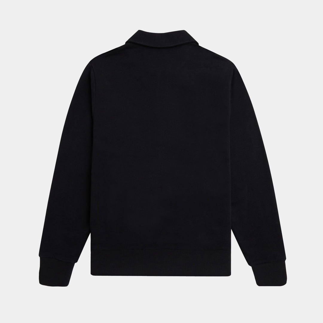 Fred Perry Half Zip Sweatshirt - Black