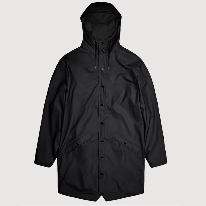 Rains Long Jacket - Black