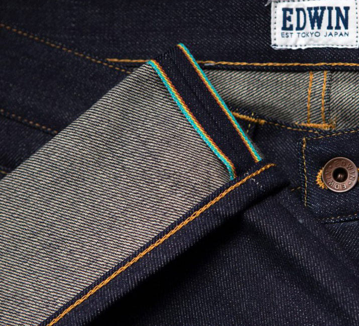 Edwin Regular Tapered Jeans - Kaihara Rainbow Selvedge- Unwashed