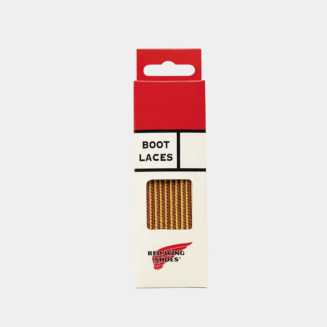 Red Wing Boot Laces 48 Inch - Tan & Gold