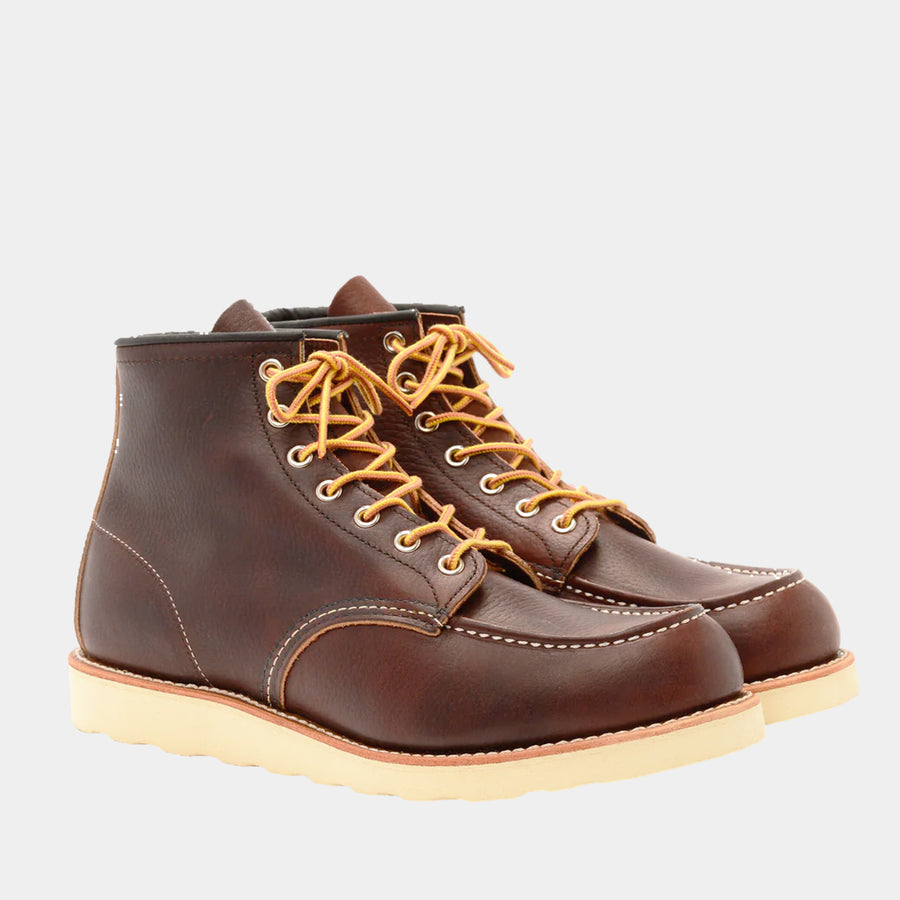 Red wing 6" Classic Moc Toe 8138 Boot - Brown