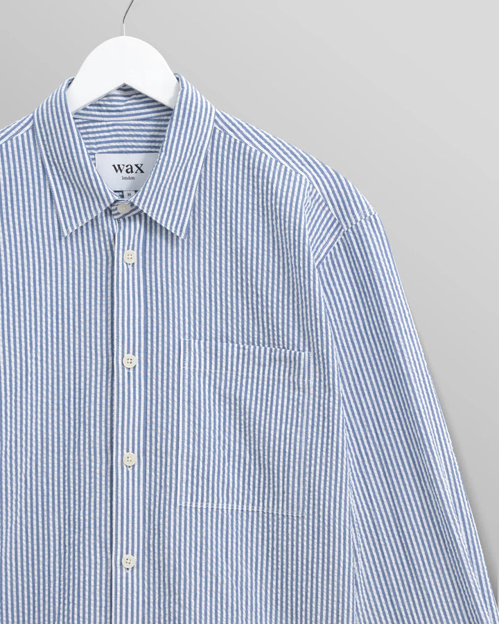 Wax London Rove Shirt - Blue