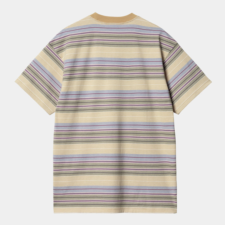 Carhartt WIP Coby T-Shirt - Bourbon Stripe