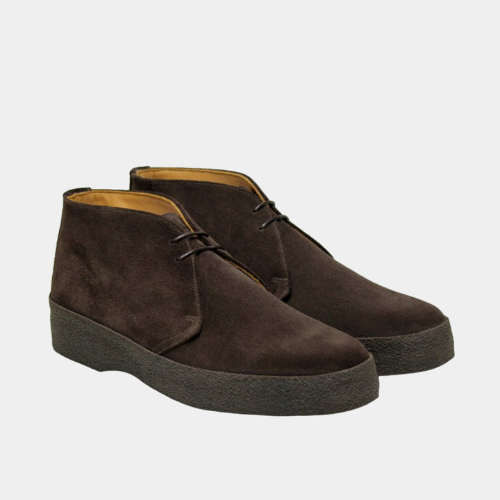 Sanders & Sanders Hi-Top Sam Suede Chukka Boot - Pinner Suede