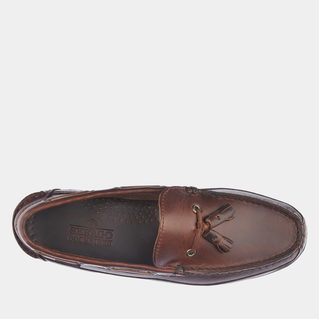 Sebago Ketch FGL Waxed Leather Loafer - Brown Gum
