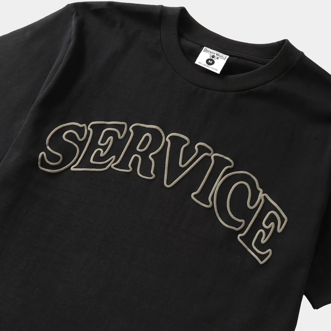 Service Works Service Arch Logo T-Shirt - Black