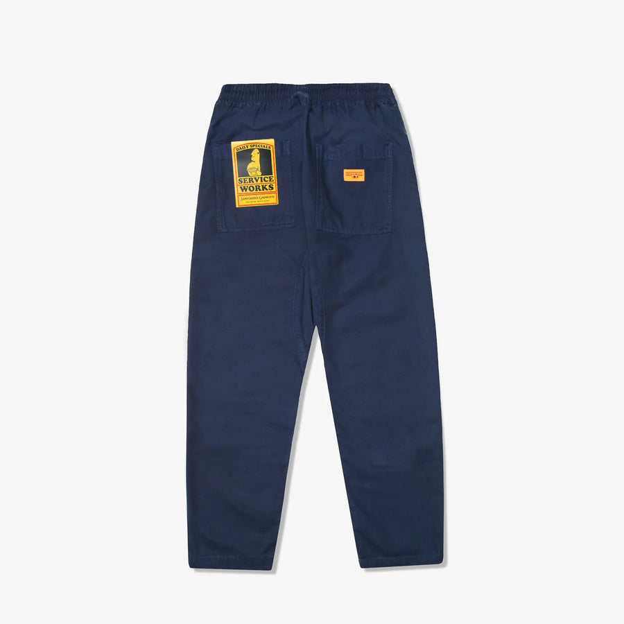 Service Works Classic Canvas Chef Pants - Navy
